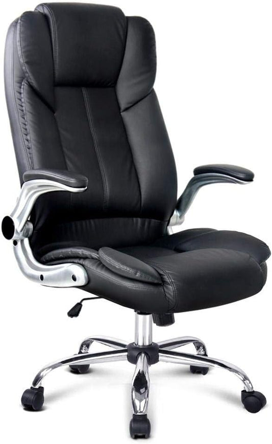 Artiss Gaming Chair Ergonomic Office Chairs Height Adjustable Leather Computer Desk Seat