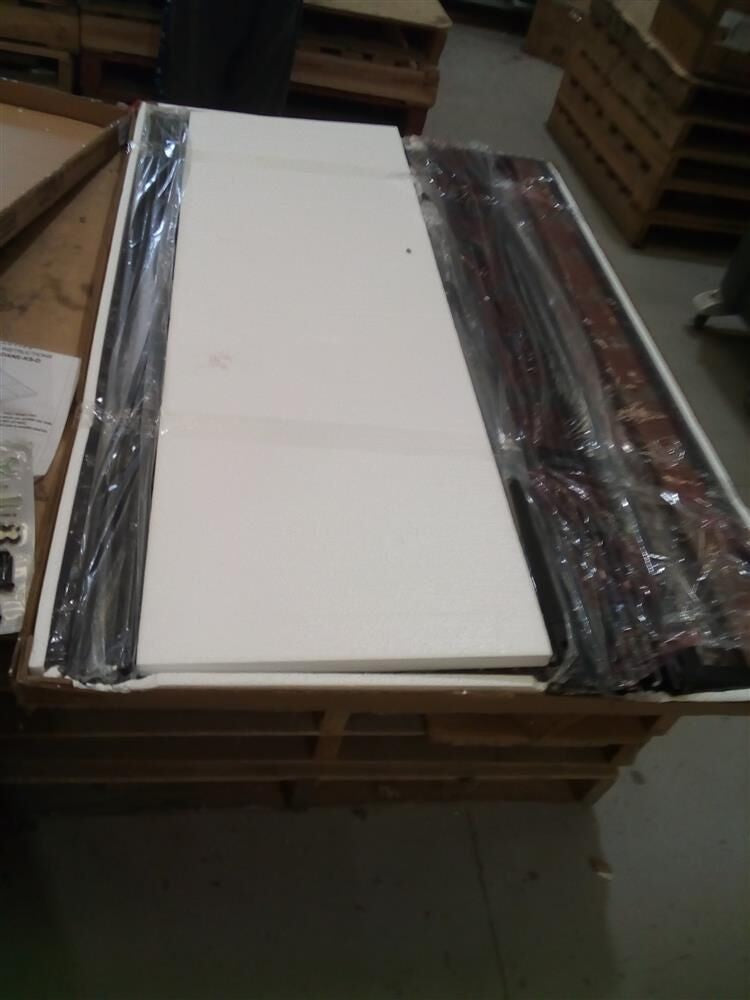 Artiss Bed Frame Double Size Metal Base Mattress Platform Foundation Black DANE